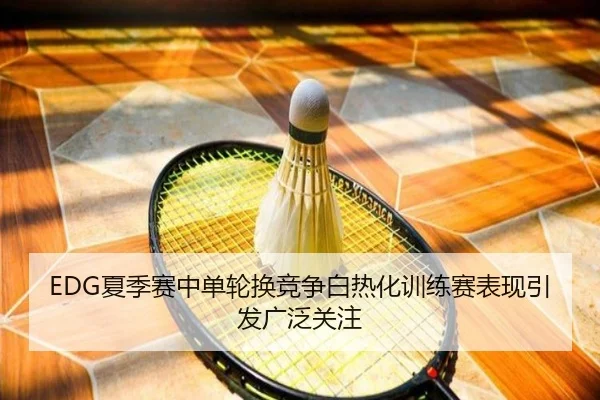 EDG夏季赛中单轮换竞争白热化训练赛表现引发广泛关注